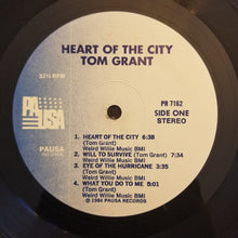 Load image into Gallery viewer, Tom Grant (2) : Heart Of The City (LP, Album)