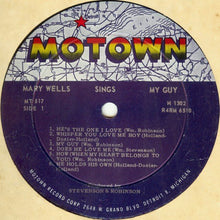 Laden Sie das Bild in den Galerie-Viewer, Mary Wells : Mary Wells Sings My Guy (LP, Album, Mono)