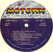 Laden Sie das Bild in den Galerie-Viewer, Mary Wells : Mary Wells Sings My Guy (LP, Album, Mono)