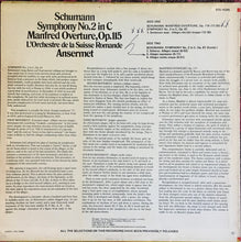 Load image into Gallery viewer, Schumann*, L&#39;Orchestre De La Suisse Romande, Ansermet* : Symphony No. 2 In C / Manfred Overture, Op.115 (LP, Album, RE)
