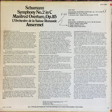 Laden Sie das Bild in den Galerie-Viewer, Schumann*, L'Orchestre De La Suisse Romande, Ansermet* : Symphony No. 2 In C / Manfred Overture, Op.115 (LP, Album, RE)
