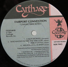 Load image into Gallery viewer, Fairport Convention : Unhalfbricking (LP, Album, RE)