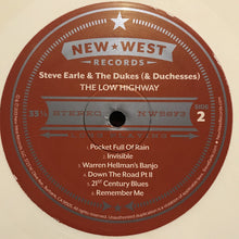 Laden Sie das Bild in den Galerie-Viewer, Steve Earle & The Dukes (And Duchesses)* : The Low Highway (LP, Album, Ltd, RP, But)
