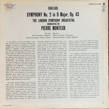 Load image into Gallery viewer, Sibelius*, The London Symphony Orchestra*, Monteux* : Symphony No. 2 In D Major, Op. 43 (LP, RE, RP)