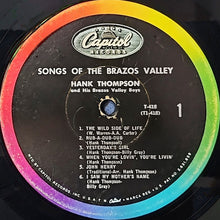 Laden Sie das Bild in den Galerie-Viewer, Hank Thompson : Songs Of The Brazos Valley (LP, Mono)
