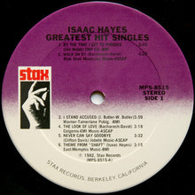 Load image into Gallery viewer, Isaac Hayes : Greatest Hit Singles (LP, Comp)
