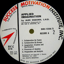 Load image into Gallery viewer, Alex Osborn, L.H.D., Dr. Lee H. Bristol, Jr. : Applied Imagination (2xLP, Album)