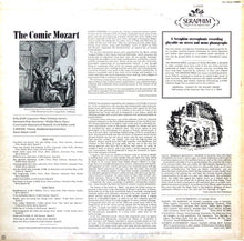 Load image into Gallery viewer, Mozart*, Erika Köth, Peter Schreier, Hermann Prey, Walter Berry, Convivium Musicum Of Munich, Erich Keller (2), Vienna Akademie Kammerchor*, Xaver Mayer : The Comic Mozart, Satirical Ensembles, Arias And Canons (LP)