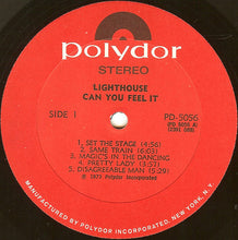 Load image into Gallery viewer, Lighthouse (2) : Can You Feel It (LP, Album)