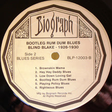 Charger l'image dans la galerie, Blind Blake : 1926-30 (Bootleg Rum Dum Blues) (LP, Comp, Mono, RM)