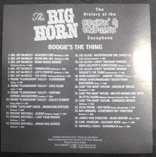 Laden Sie das Bild in den Galerie-Viewer, Various : The Big Horn - Boogie's The Thing (CD, Comp)