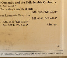 Load image into Gallery viewer, Ormandy*, Philadelphia Orchestra* : More Greatest Hits (LP, Album, Comp)