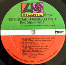 Laden Sie das Bild in den Galerie-Viewer, Various : Texas Guitar - From Dallas To L.A. (LP, Album, Comp, Mono, RP, RI)