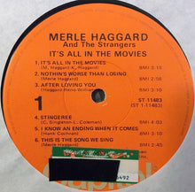 Load image into Gallery viewer, Merle Haggard And The Strangers (5) : It's All In The Movies (LP)