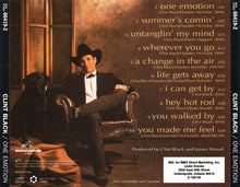 Load image into Gallery viewer, Clint Black : One Emotion (CD, Album, Club)