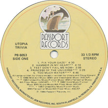 Load image into Gallery viewer, Utopia (5) : Trivia (LP, Comp, Hub)