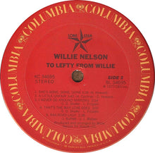 Charger l'image dans la galerie, Willie Nelson : To Lefty From Willie (LP, Album, Ter)