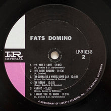 Load image into Gallery viewer, Fats Domino : Sings Million Record Hits (LP, Album, Mono, RE)