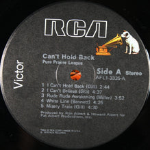 Laden Sie das Bild in den Galerie-Viewer, Pure Prairie League : Can't Hold Back (LP, Album)