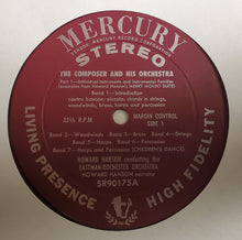 Laden Sie das Bild in den Galerie-Viewer, Howard Hanson, Eastman-Rochester Orchestra : The Composer And His Orchestra (LP, ven)