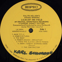 Laden Sie das Bild in den Galerie-Viewer, Jerry Goldsmith : Lilies Of The Field (An Original Sound Track Recording) (LP, Album, Mono)