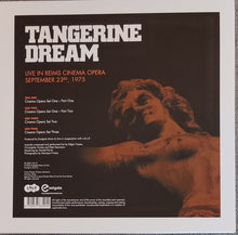 Load image into Gallery viewer, Tangerine Dream : Live In Reims Cinema Opera, September 23rd, 1975 (LP, Cle + LP, Cle + Album, RSD, Ltd, Obi)
