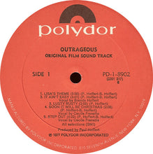 Load image into Gallery viewer, Paul Hoffert : Outrageous!: Original Film Soundtrack (LP, Album, 6 -)