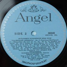 Load image into Gallery viewer, Elisabeth Schwarzkopf, Gerald Moore : An Elizabeth Schwarzkopf Song Book (LP, Album, Mono)