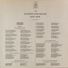 Load image into Gallery viewer, Elisabeth Schwarzkopf, Gerald Moore : An Elizabeth Schwarzkopf Song Book (LP, Album, Mono)