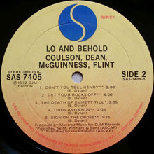 Laden Sie das Bild in den Galerie-Viewer, Coulson, Dean, McGuinness, Flint* : Lo & Behold (LP, Album, Mon)