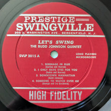 Laden Sie das Bild in den Galerie-Viewer, The Budd Johnson Quintet : Let's Swing (LP, Album, Mono, Dee)