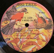 Load image into Gallery viewer, Pete Carr : Not A Word On It (LP, Album, RI )