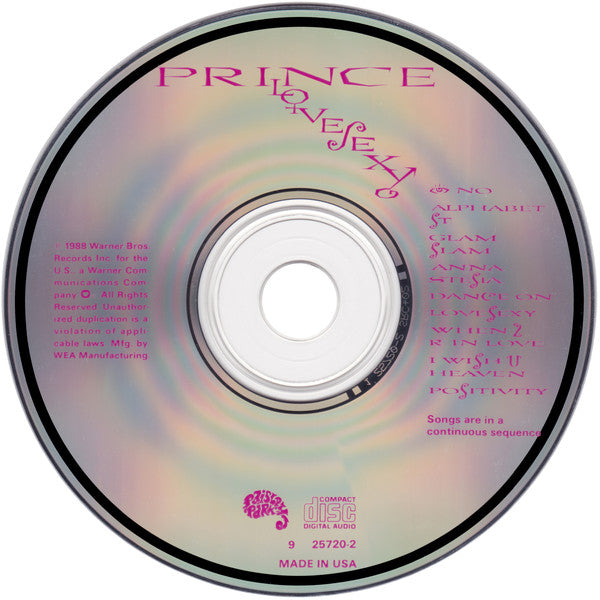 Buy Prince : Lovesexy (CD, Album) Online for a great price
