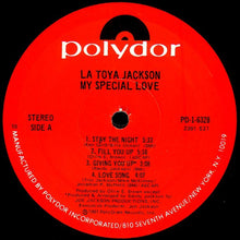Load image into Gallery viewer, LaToya Jackson* : My Special Love (LP, Album, 18)