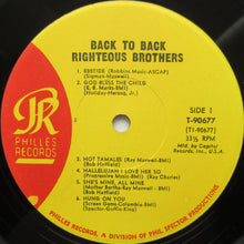 Laden Sie das Bild in den Galerie-Viewer, The Righteous Brothers : BACK TO BACK (LP, Mono, Club)