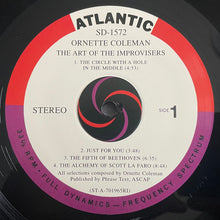 Load image into Gallery viewer, Ornette Coleman : The Art Of The Improvisers (LP, Album, RE, 180)