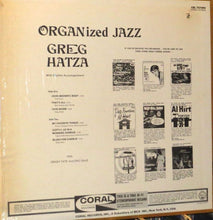Load image into Gallery viewer, Greg Hatza With Eric Gale And Grady Tate : Organized Jazz (LP, Album)