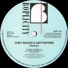 Load image into Gallery viewer, Chet Baker & Art Pepper : Playboys (LP, Album, RE)