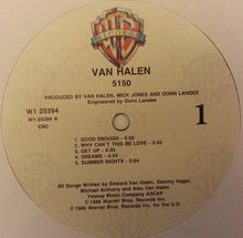 Load image into Gallery viewer, Van Halen : 5150 (LP, Album, Club, Col)