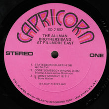 Load image into Gallery viewer, The Allman Brothers Band : The Allman Brothers Band At Fillmore East (2xLP, Album, RP, MO )