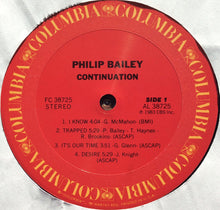 Load image into Gallery viewer, Philip Bailey : Continuation (LP, Album, Pit)