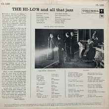 Load image into Gallery viewer, The Hi-Lo's With The Marty Paich Dek-Tette : The Hi-Lo's And All That Jazz (LP, Album, Mono, Hol)