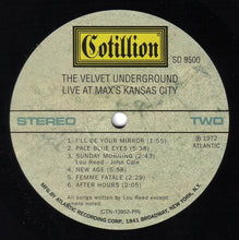 Laden Sie das Bild in den Galerie-Viewer, The Velvet Underground : Live At Max's Kansas City (LP, Album, RE)