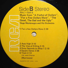 Laden Sie das Bild in den Galerie-Viewer, Hugo Montenegro And His Orchestra : Music From "A Fistful Of Dollars", "For A Few Dollars More" & "The Good, The Bad And The Ugly" (LP, RE)