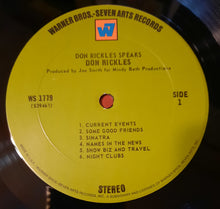 Laden Sie das Bild in den Galerie-Viewer, Don Rickles : Don Rickles Speaks! (LP, Album, Pit)