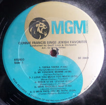Load image into Gallery viewer, Connie Francis With Geoff Love And His Orchestra* : Sings Jewish Favorites (LP, Album)