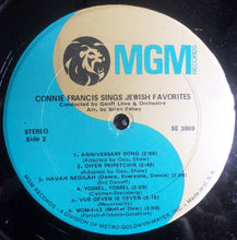 Load image into Gallery viewer, Connie Francis With Geoff Love And His Orchestra* : Sings Jewish Favorites (LP, Album)