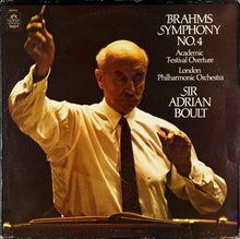 Load image into Gallery viewer, Brahms*, London Philharmonic Orchestra, Sir Adrian Boult : Symphony No. 4 / Academic Festival Overture (LP, Album, RP)