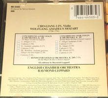 Load image into Gallery viewer, Cho-Liang Lin, Mozart*, English Chamber Orchestra, Raymond Leppard : Violin Concertos No. 1, K. 207 & No. 4, K. 218 / Rondo K. 269 (CD, Album)