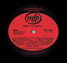 Charger l'image dans la galerie, Dinah Shore : Dinah, Yes Indeed! (LP, Album, Mono, RE)